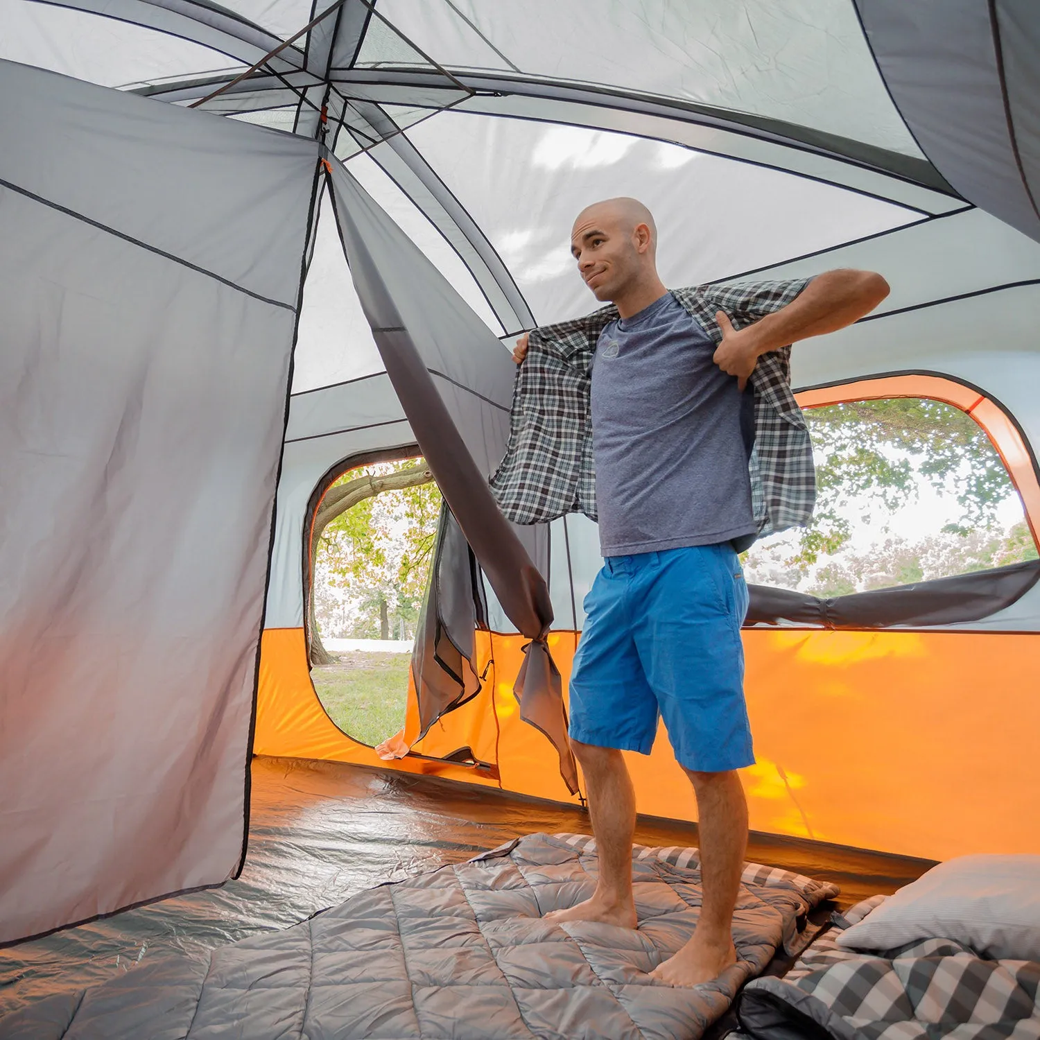 10 Person Straight Wall Cabin Tent 14' x 10'