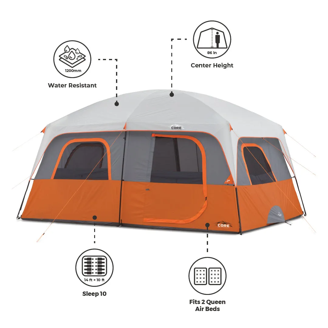 10 Person Straight Wall Cabin Tent 14' x 10'