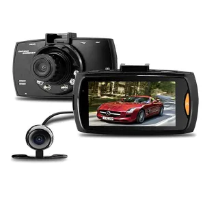 1080P Full HD Car DVR System With Front and Rear Camera