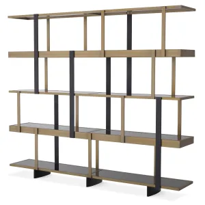 114413 - Cabinet Mercure brushed brass finish