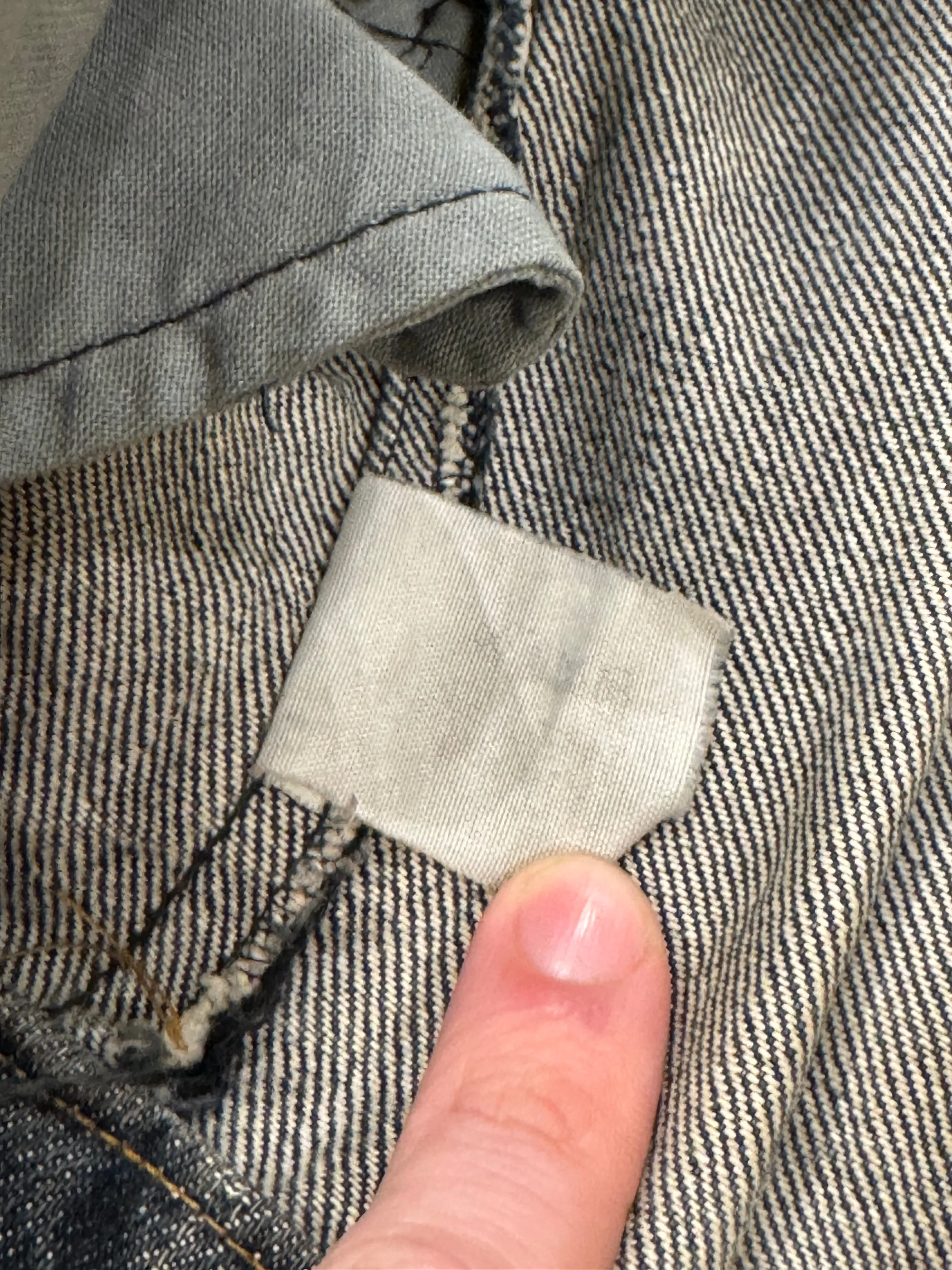 1980s Armani biker padded denim jacket