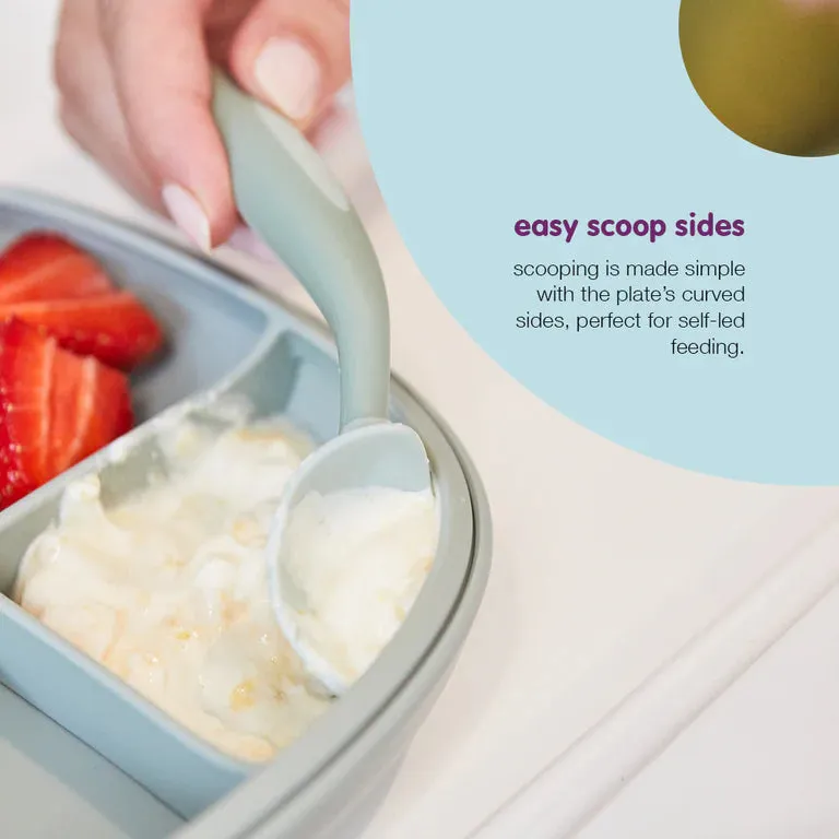 2 in 1 Suction Plate | Sage