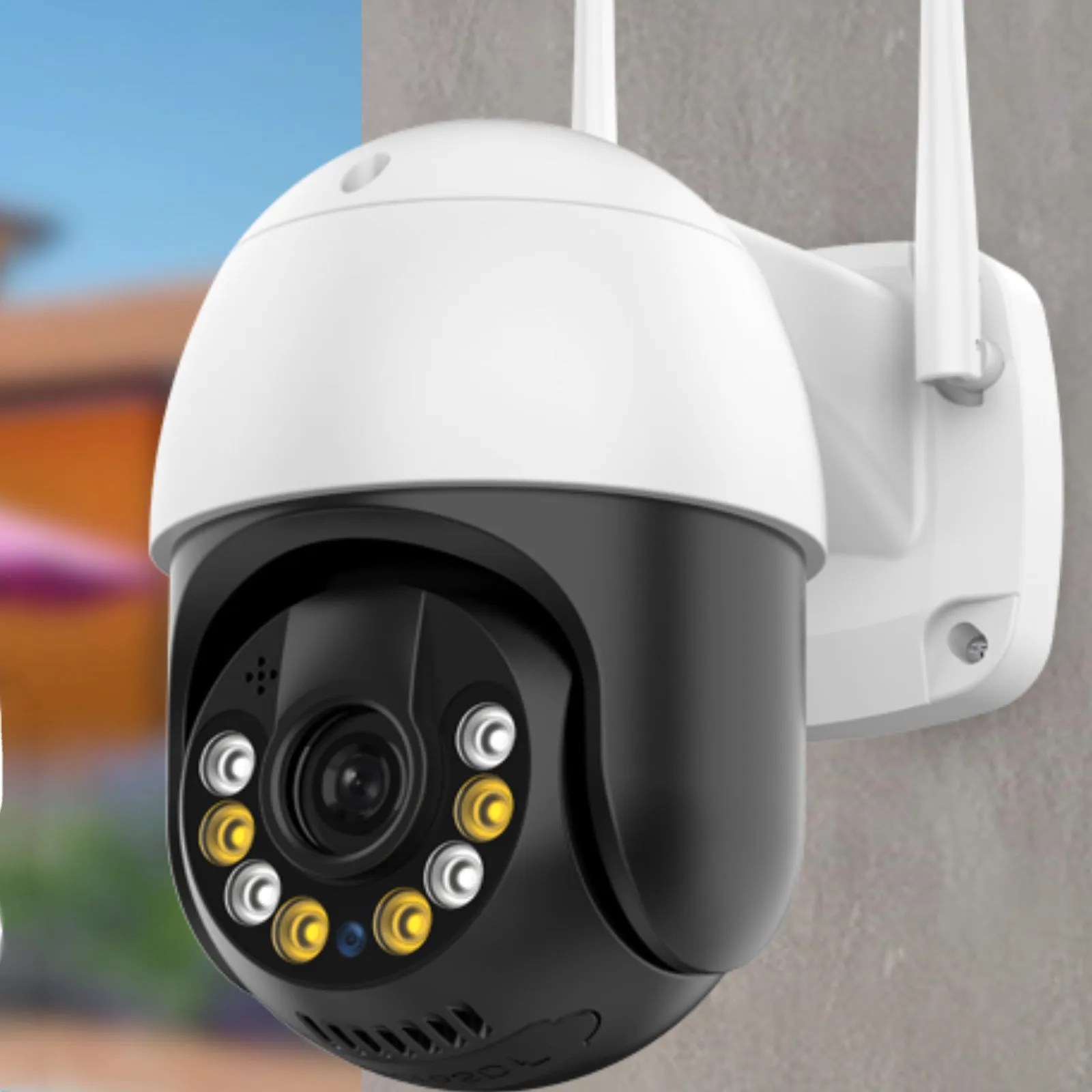 8MP Ai Human Track PTZ Camera Ultra HD Day / Night Vision H.265 Video Recorder