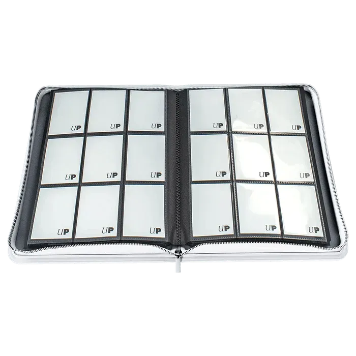 9-Pocket Vivid Zippered PRO-Binder White