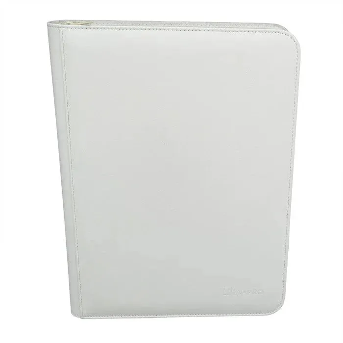 9-Pocket Vivid Zippered PRO-Binder White