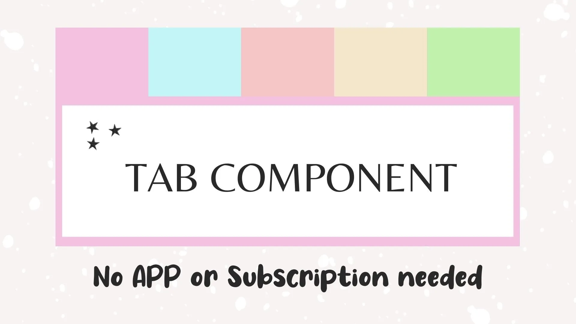 Add Tab Component Section in Shopify - Pure CSS