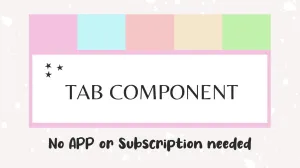 Add Tab Component Section in Shopify - Pure CSS