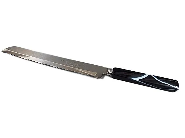 Agate Bread Knife with Natural Stone Trim