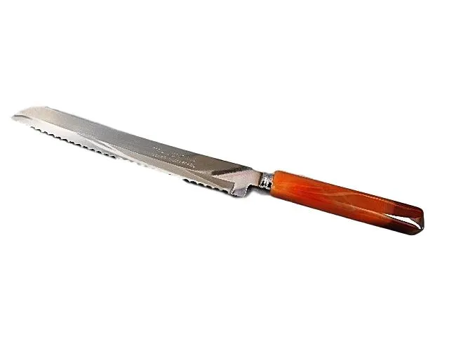 Agate Bread Knife with Natural Stone Trim