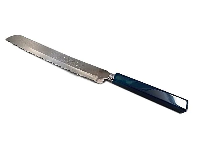 Agate Bread Knife with Natural Stone Trim