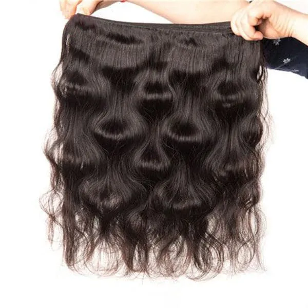 Alipop Hair 4 Bundles Body Wave Hair 100% Unprocessed  4 Bundles With Lace Closure