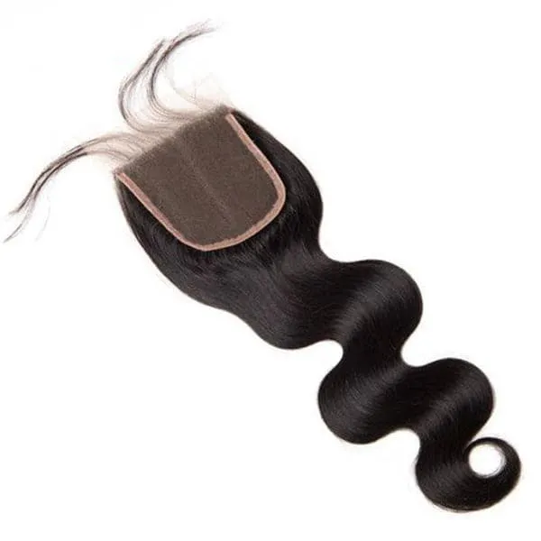 Alipop Hair 4 Bundles Body Wave Hair 100% Unprocessed  4 Bundles With Lace Closure