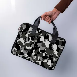 Army Grey Laptop Sleeve With Handle