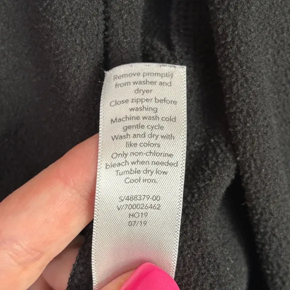 ATHLETA Women’s Plus Size 2X Black Triumph Hoodie Jacket Cotton Blend Full Zip
