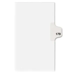 Avery® Individual Legal Dividers Avery® Style, Letter Size, Side Tab #179 (82395)