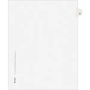 Avery® Individual Legal Exhibit Dividers - Avery Style