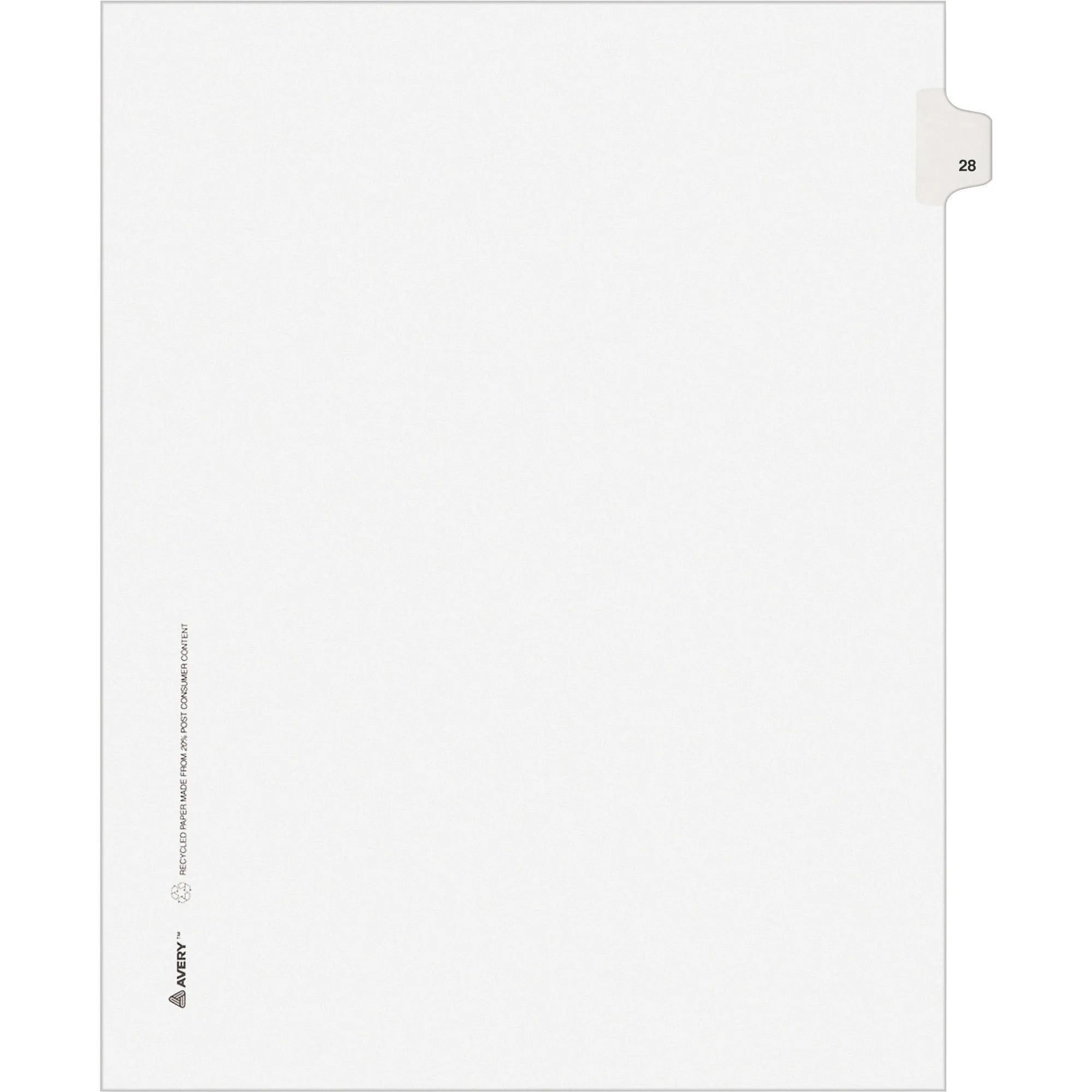 Avery® Individual Legal Exhibit Dividers - Avery Style