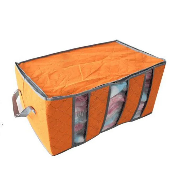 Bamboo Charcoal Storage Bag Closet Organizer Box 65L