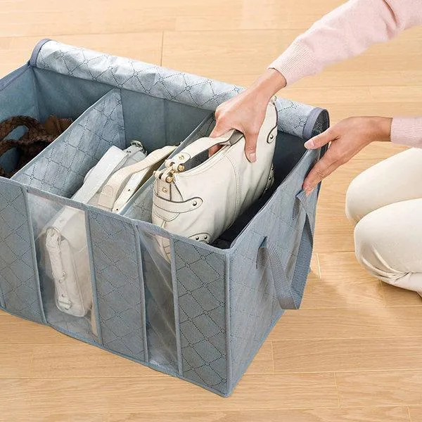 Bamboo Charcoal Storage Bag Closet Organizer Box 65L
