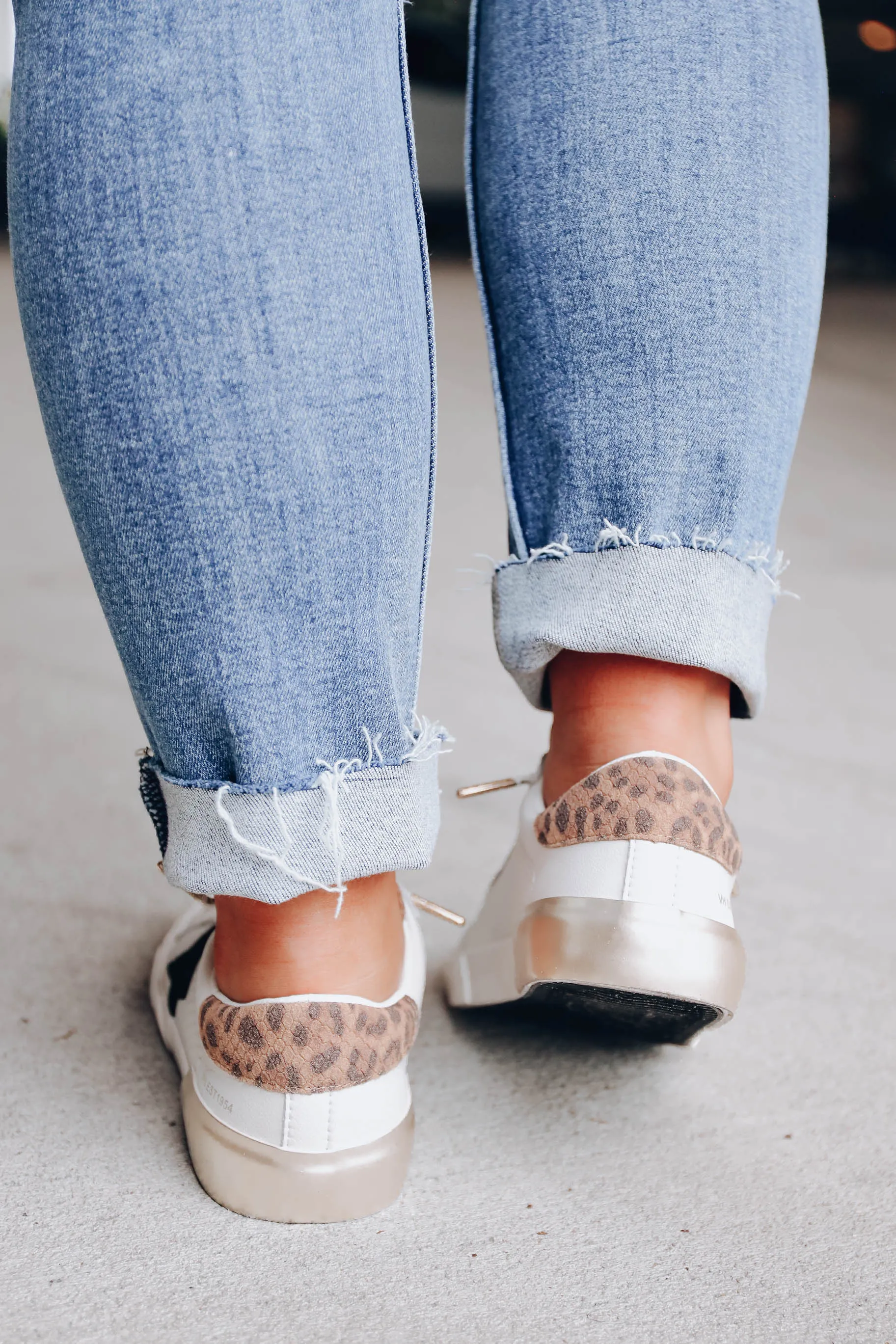 Bastille Sneaker by Vintage Havana - White/Leopard