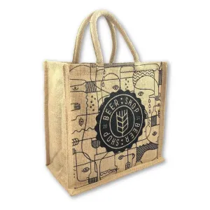 Beer Shop Jute Bag