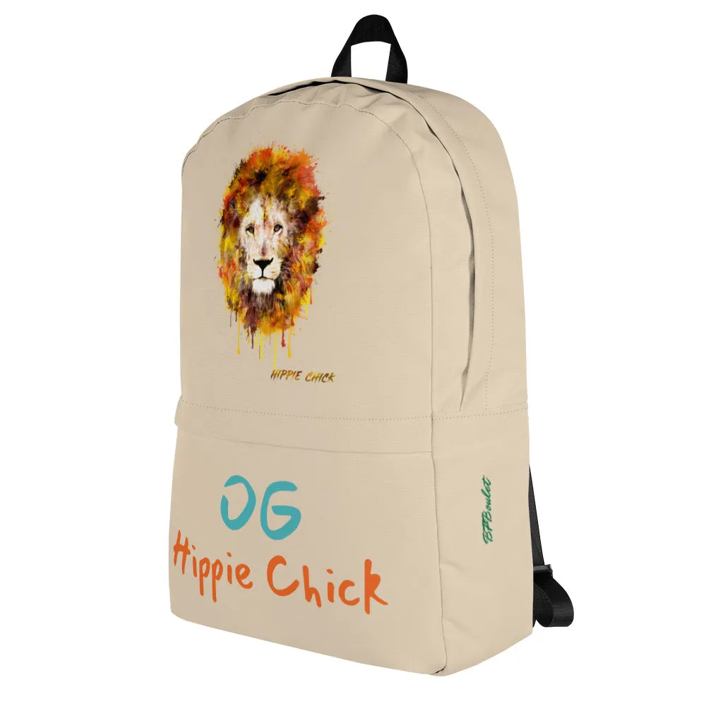 Beige Backpack - OG Hippie Chick