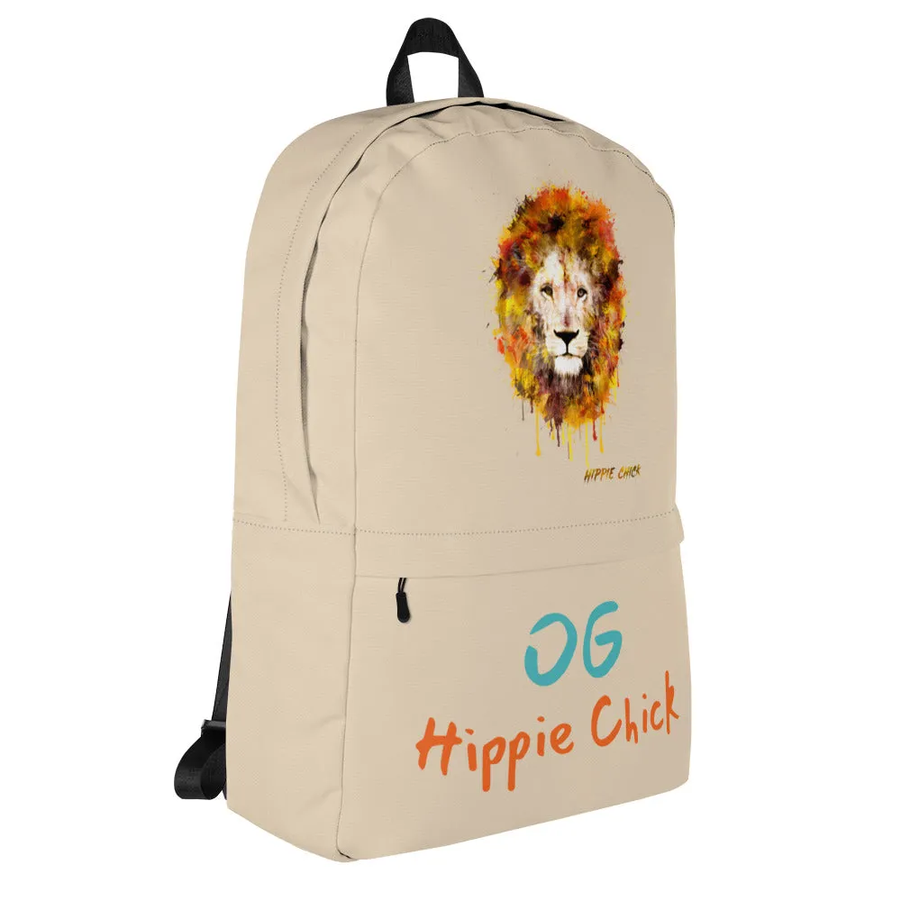Beige Backpack - OG Hippie Chick