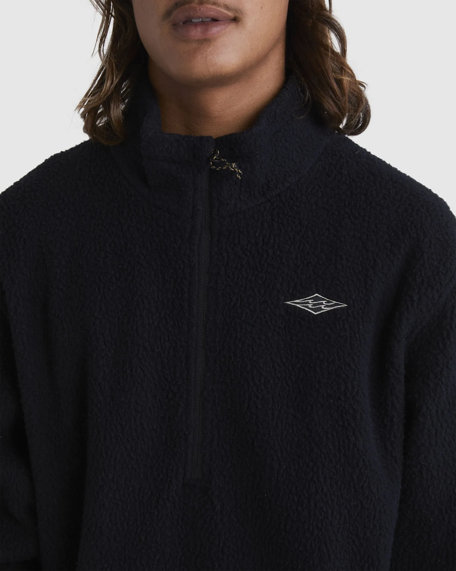 BILLABONG ADIV BOUNDARY MOCK NECK BLACK