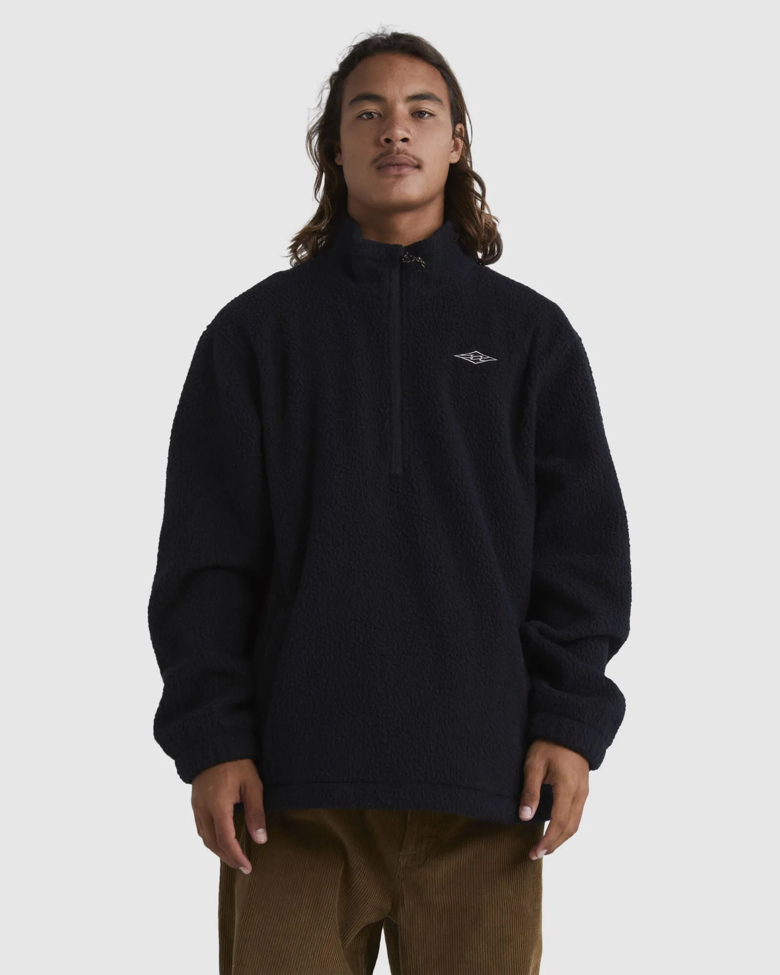 BILLABONG ADIV BOUNDARY MOCK NECK BLACK