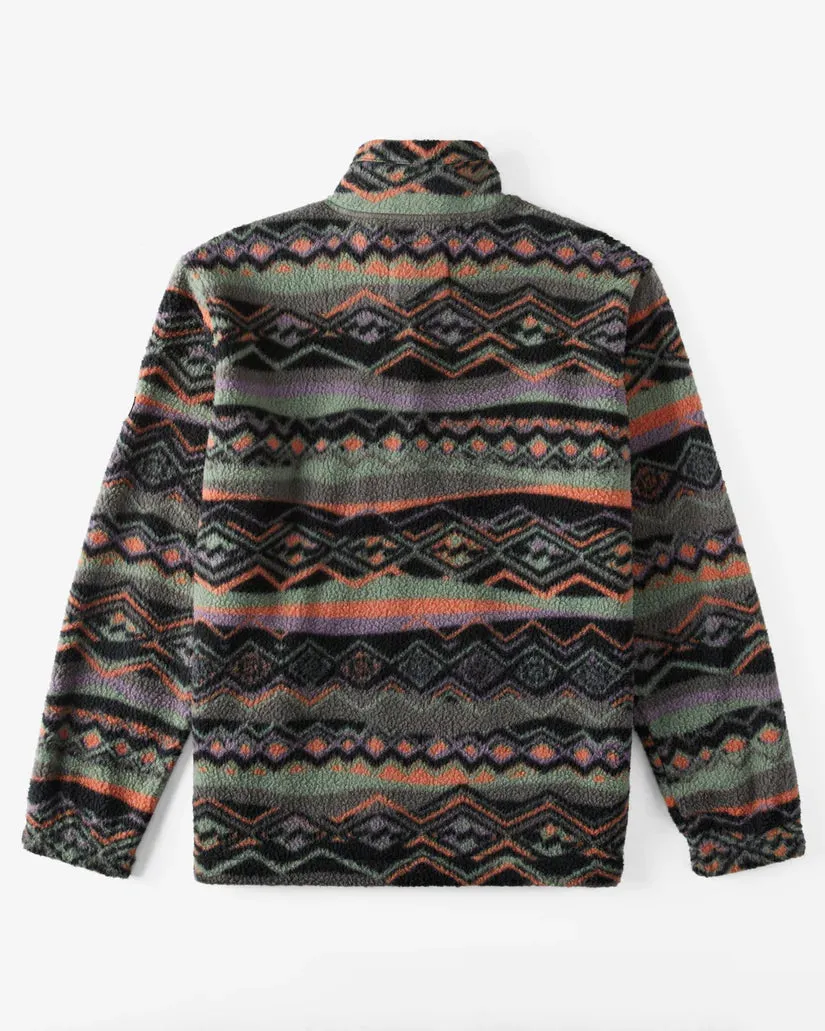 BILLABONG BOUNDARY MOCK NECK GREY VIOLET