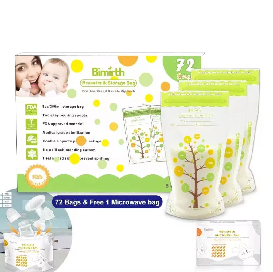 Bimirth Breast Milk Storage Bags 235ml