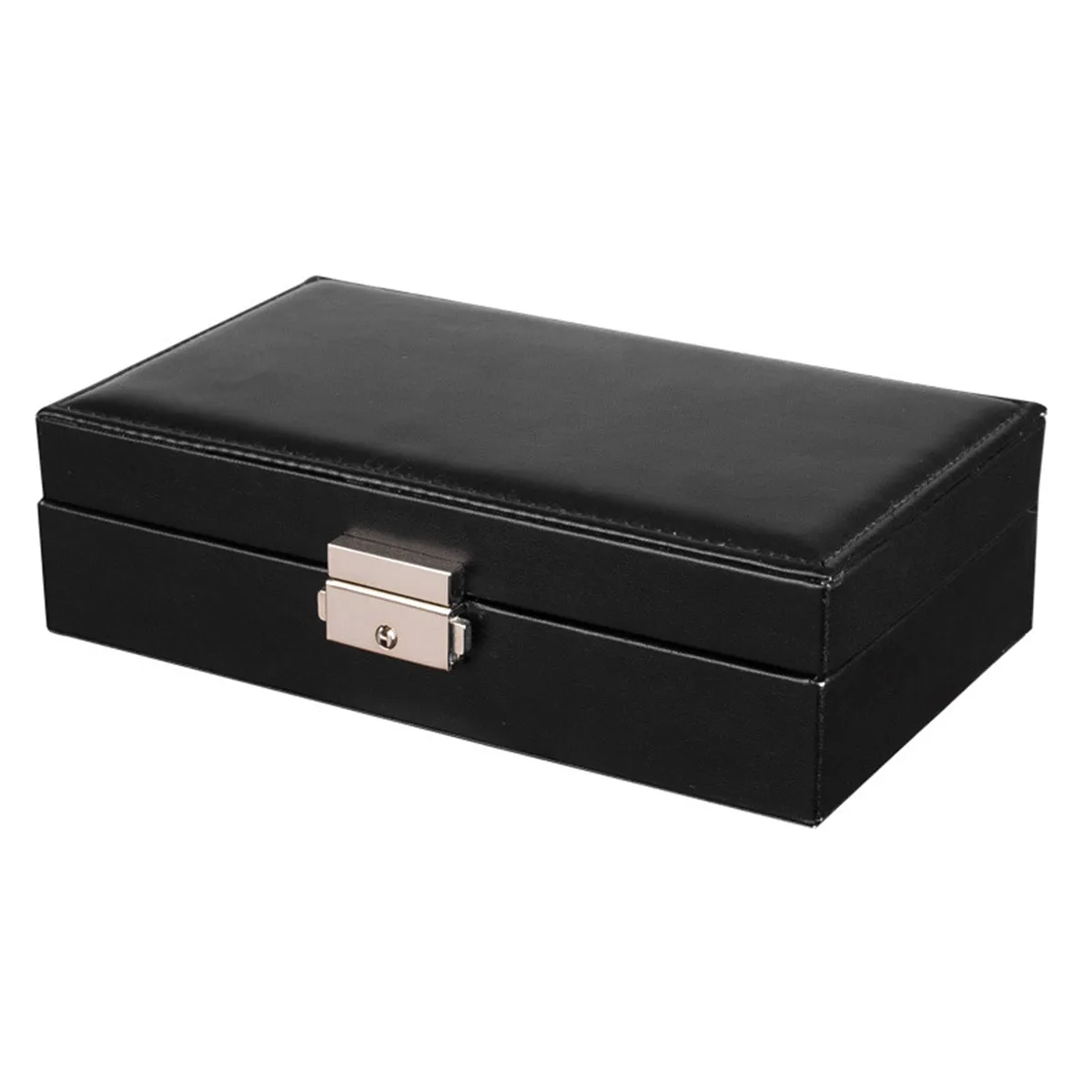 Black Clasp Polystyrene Jewelry Storage Box