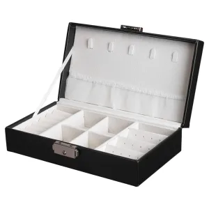 Black Clasp Polystyrene Jewelry Storage Box