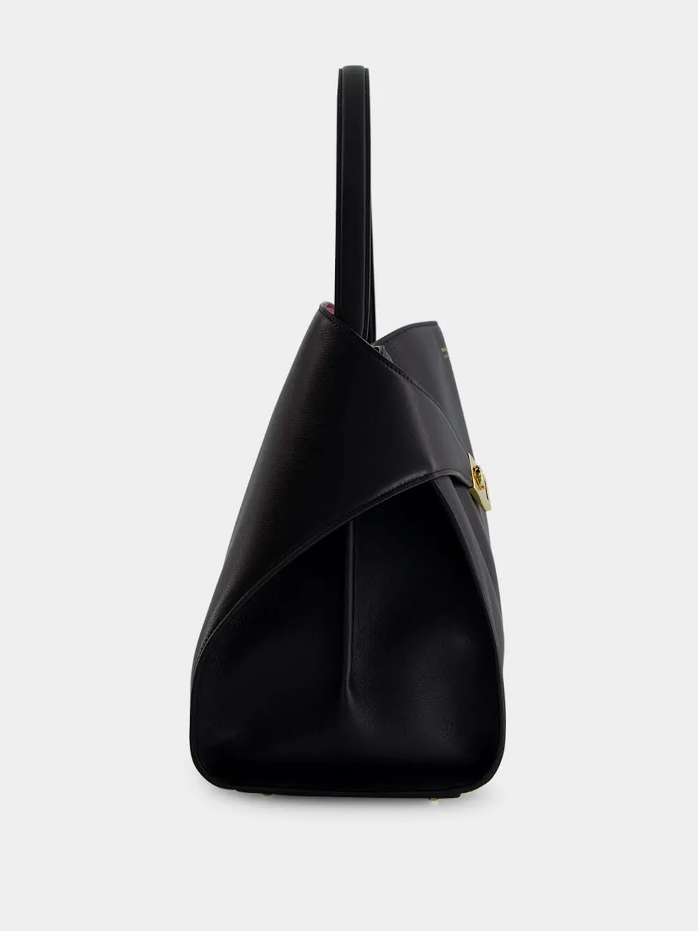 Black Hug Medium Shoulder Bag