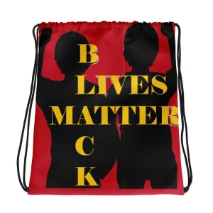 Black Lives Matter Drawstring bag