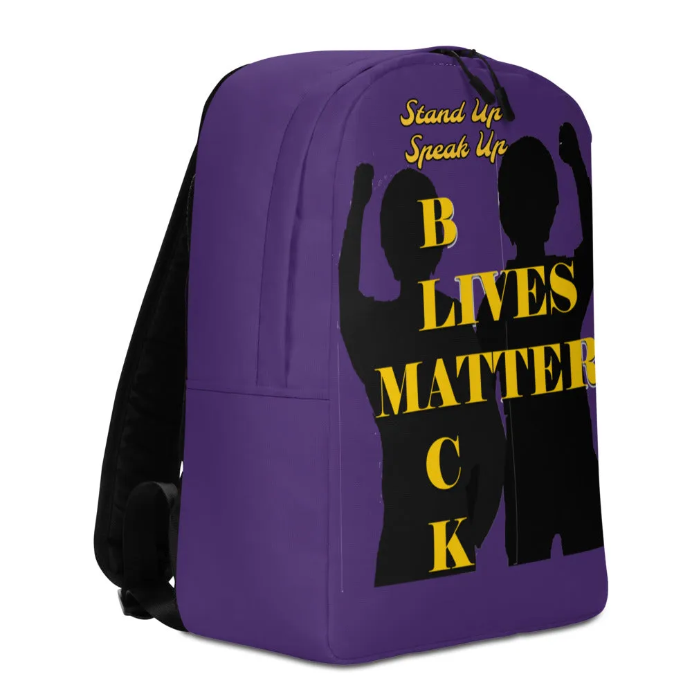 Black Lives Matter Minimalist Backpack