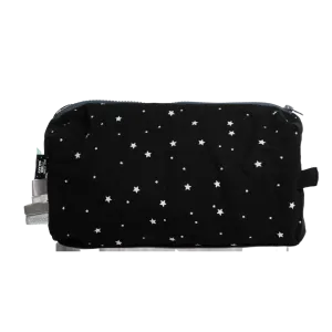 Black with white stars Toiletry Bag