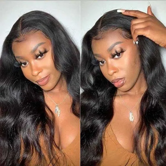 Body Wave HD Lace Wigs 4x4 Closure Wigs Human Hair Wigs Invisible Knots Wigs