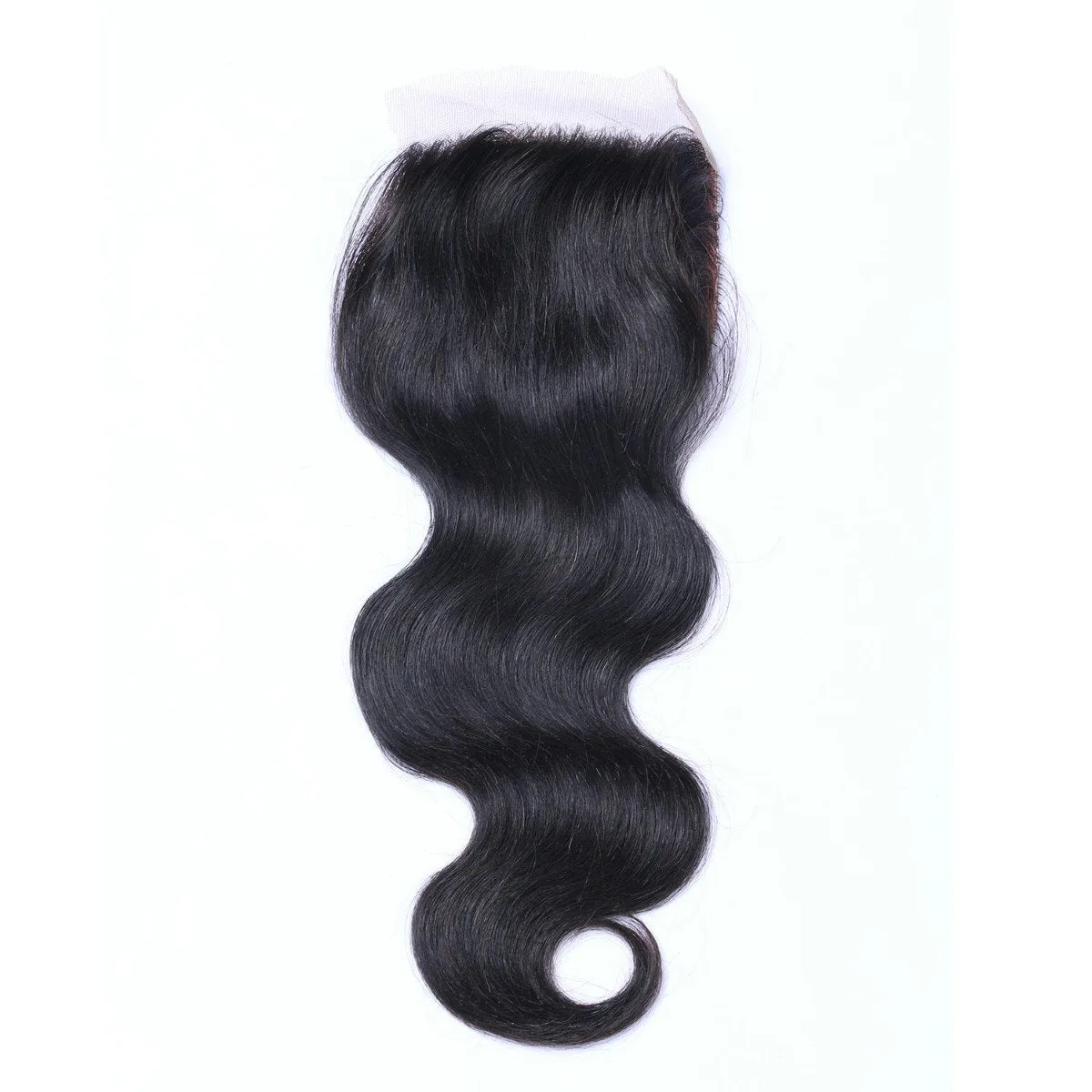 Body Wave Virgin Human Hair Natural Black Closure 4*4