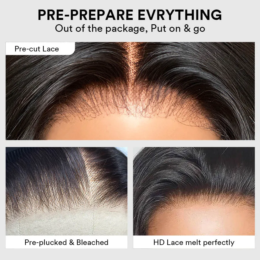 Body Wave With Blonde Highlight Layered Cut 5×5 Lace Closure Wig