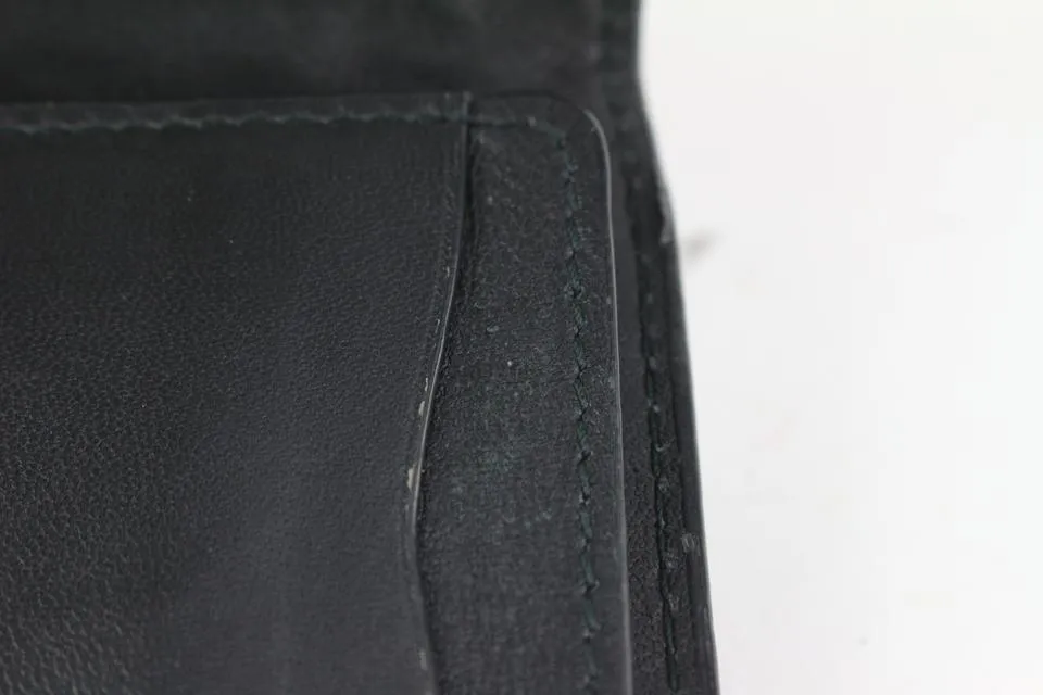 Bottega Veneta Black Intrecciato Woven Leather Card Holder 917bot13