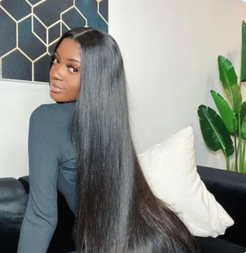 Brazilian Straight Bundles With 6×6 Closure 10A Grade 100% Human Remy Hair MYLOCKME
