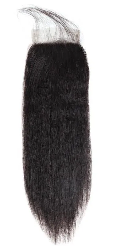 Brazilian Straight Lace Closure 4"x4"