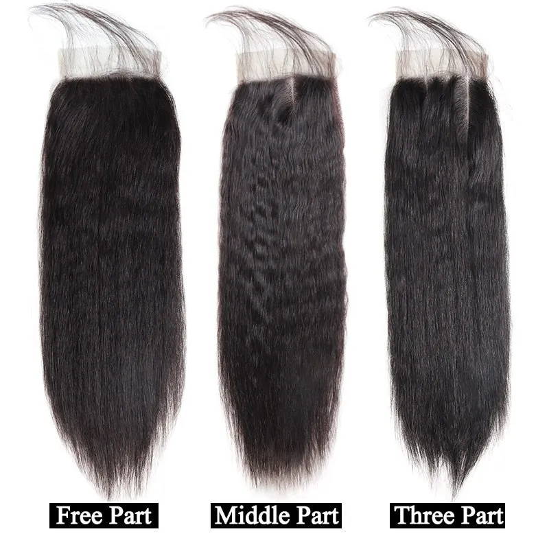 Brazilian Straight Lace Closure 4"x4"