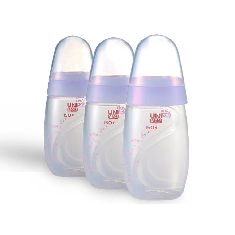 Breast Milk Storage & Feeding Bottles (3 Pack)