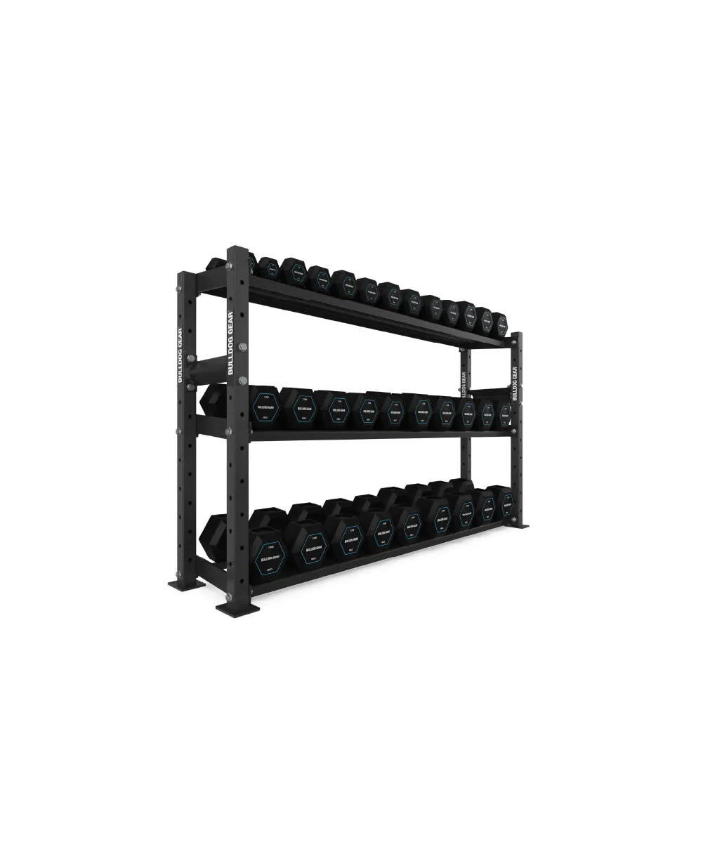 Bulldog Gear - Hex Dumbbell Storage System - 193cm - Configuration A