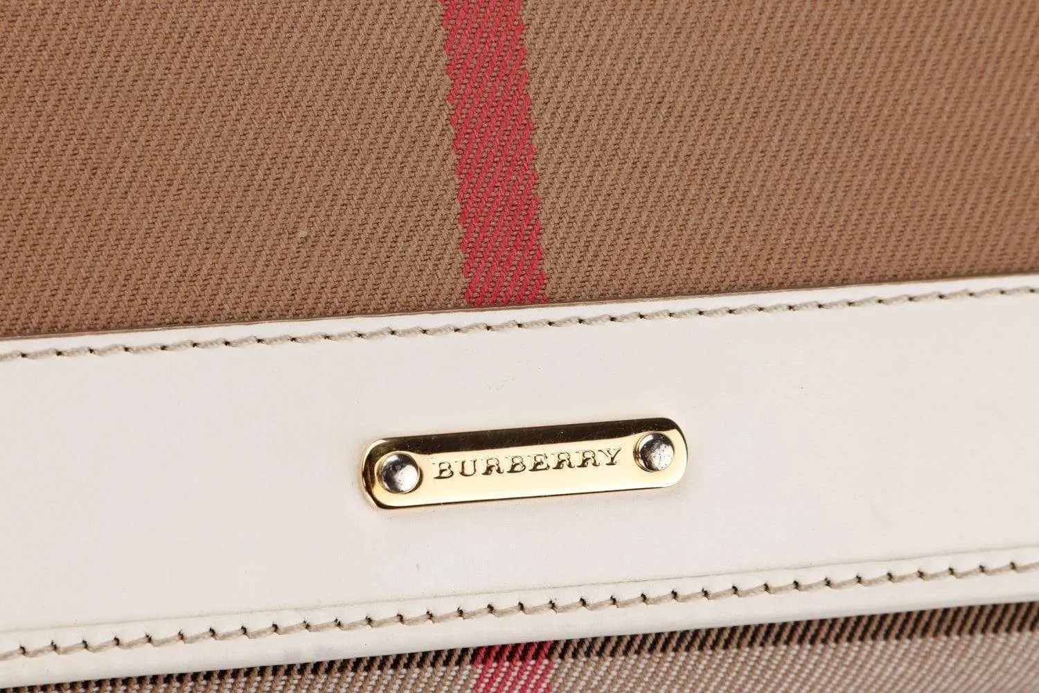 Burberry Wallet Haymarket Check Long Wallet with DustCover, No Box
