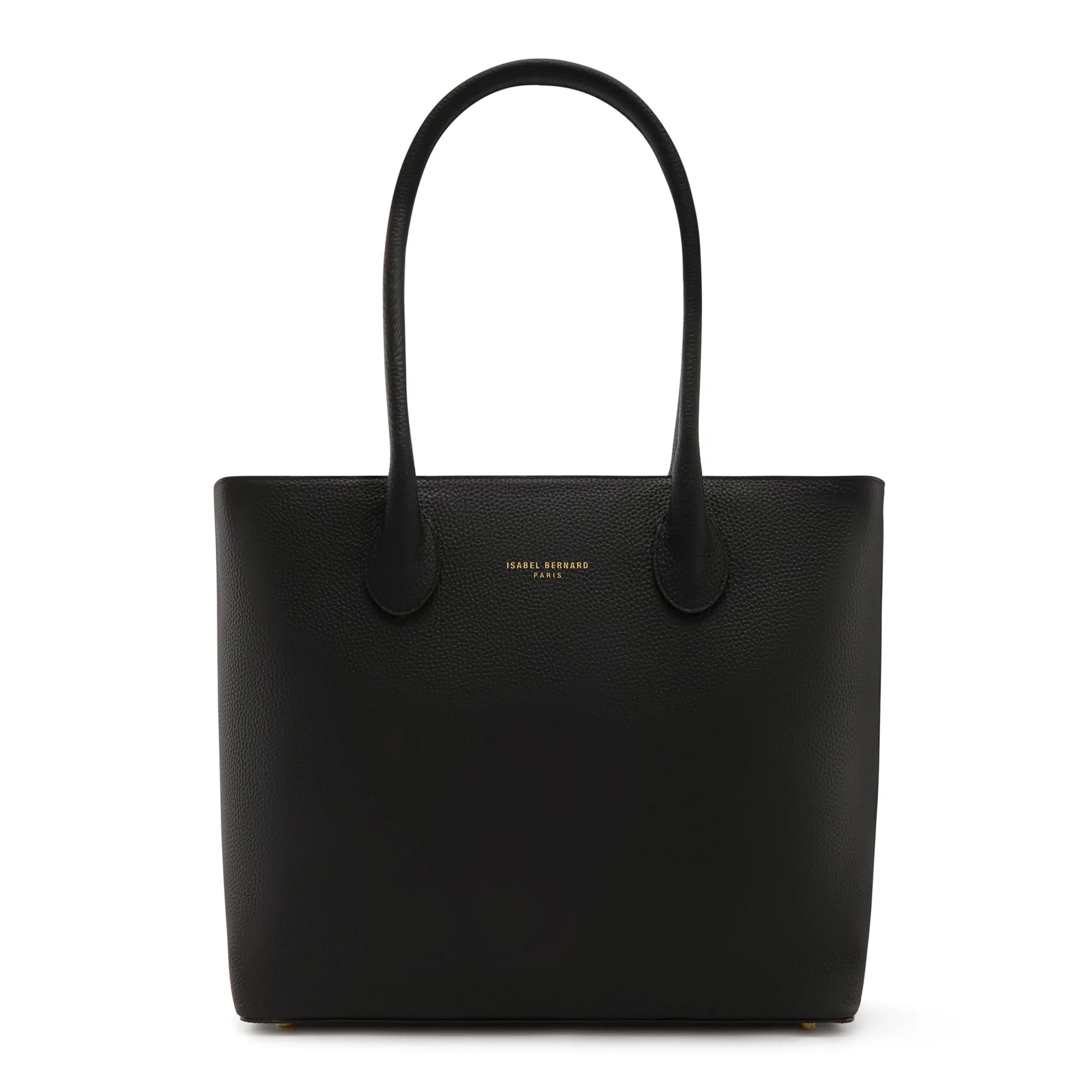 Cadeau d'Isabel black calfskin leather shopper and zipper wallet gift set