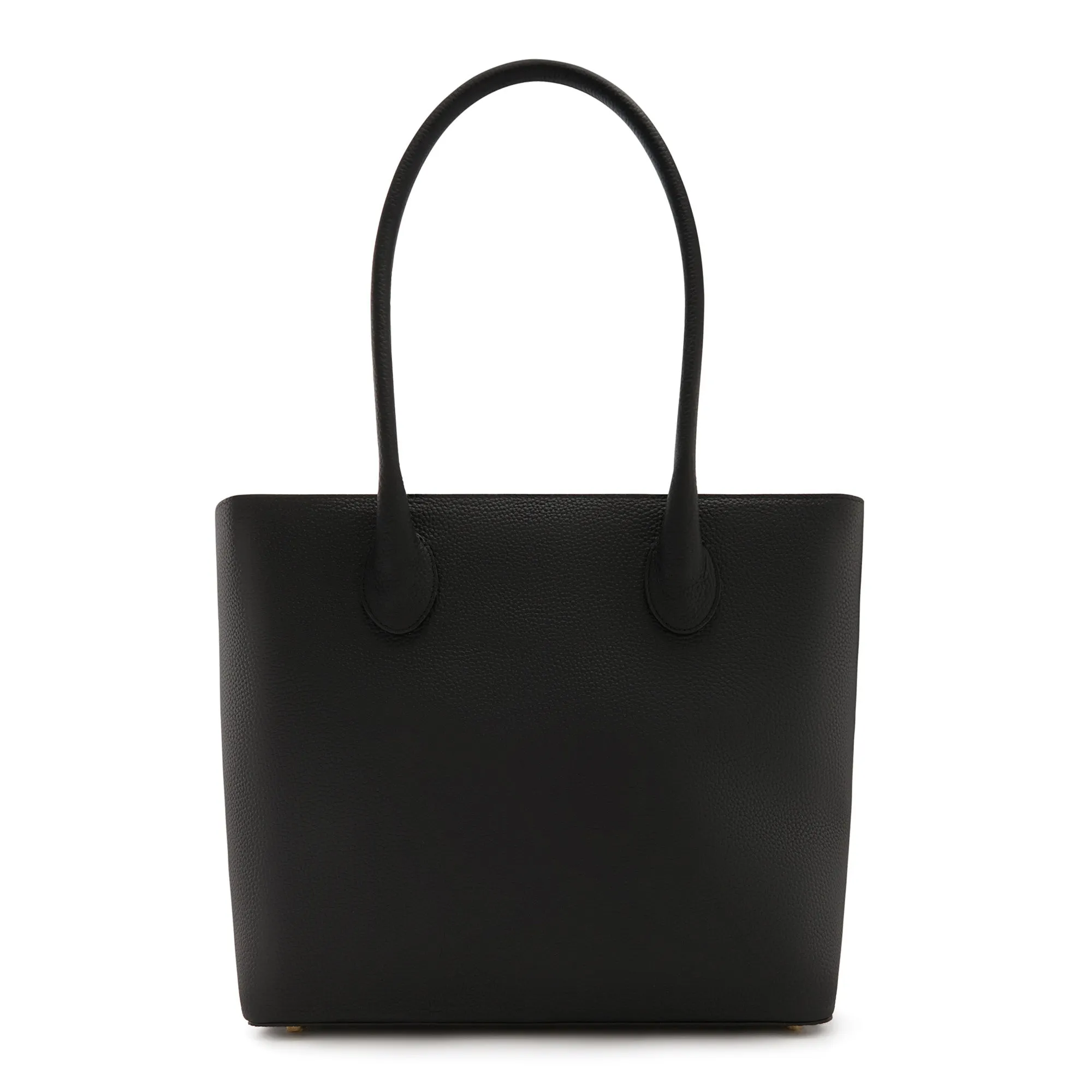 Cadeau d'Isabel black calfskin leather shopper and zipper wallet gift set