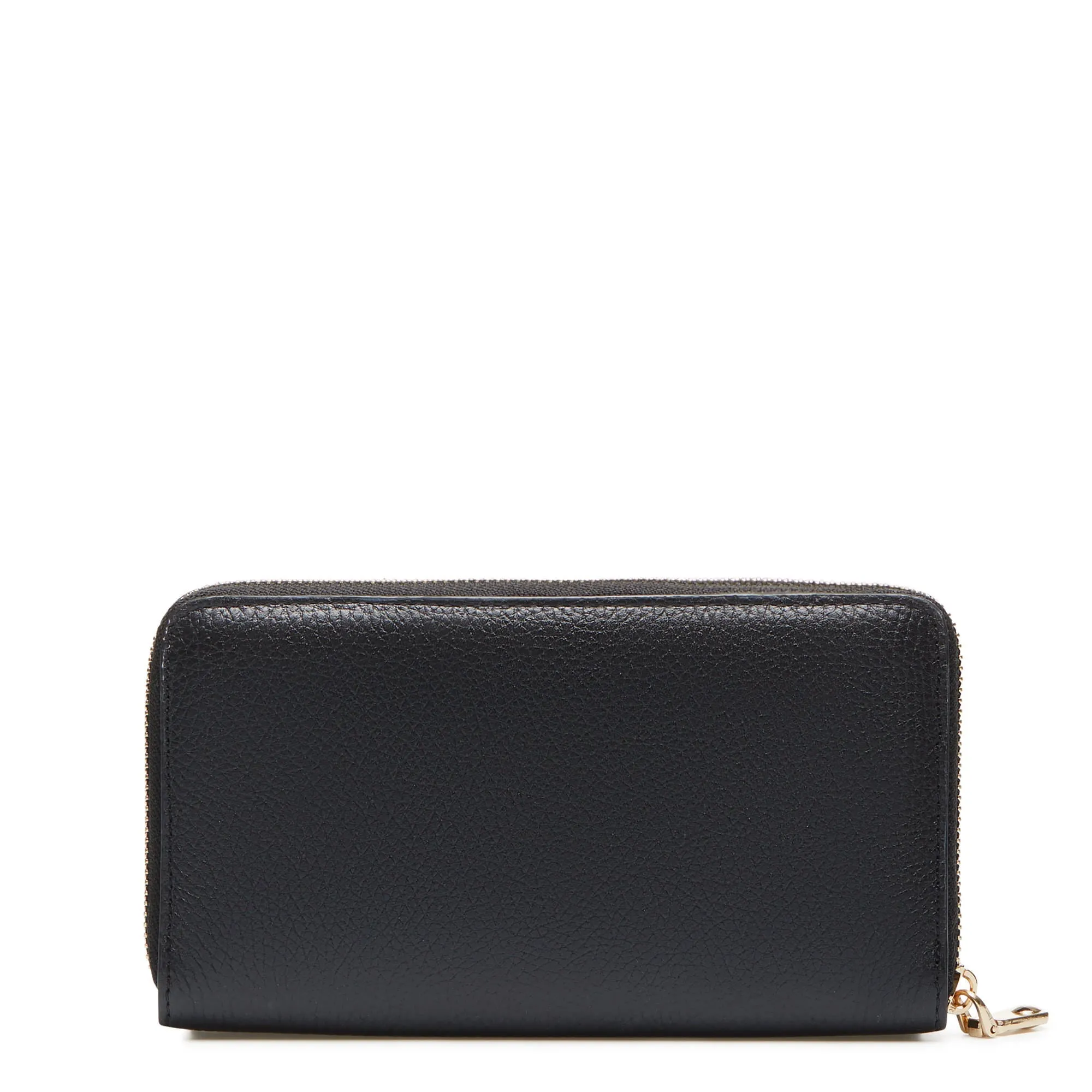 Cadeau d'Isabel black calfskin leather shopper and zipper wallet gift set